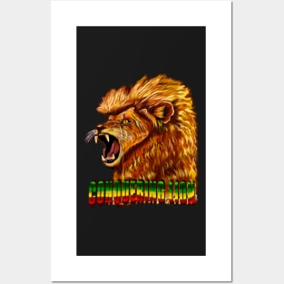 The conquering lion Posters and Art